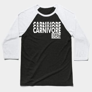 CARNIVORE BEAST Modern Style Original Design Baseball T-Shirt